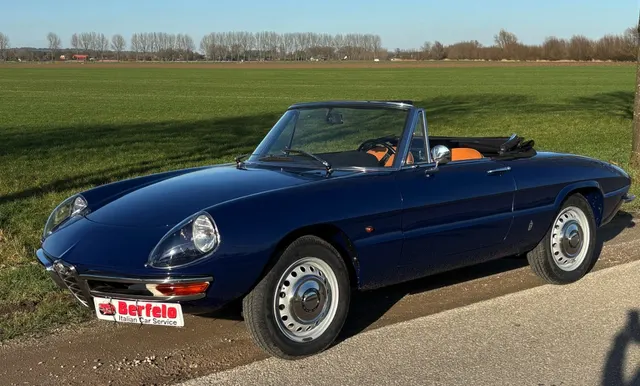 Alfa Romeo Spider Duetto 1600 '67 lederen interieur 1967