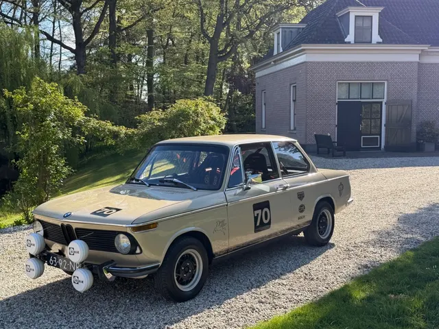 BMW 2002 Rally Nl-auto ronde lichten #Stoer 1970