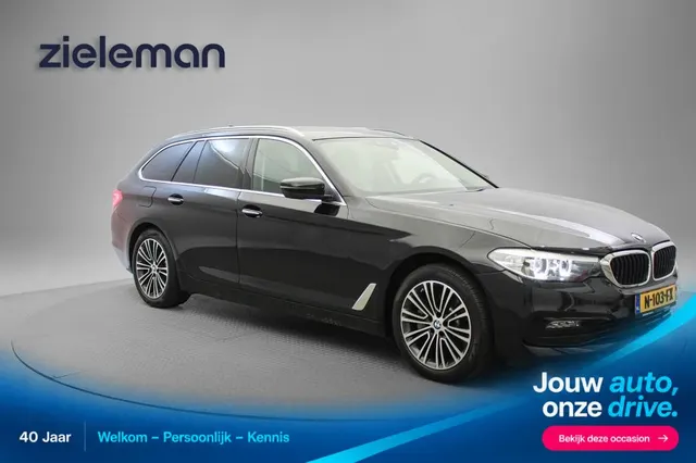BMW 5-Serie Touring 530i SportLine Executive Automaat - Leer 2017