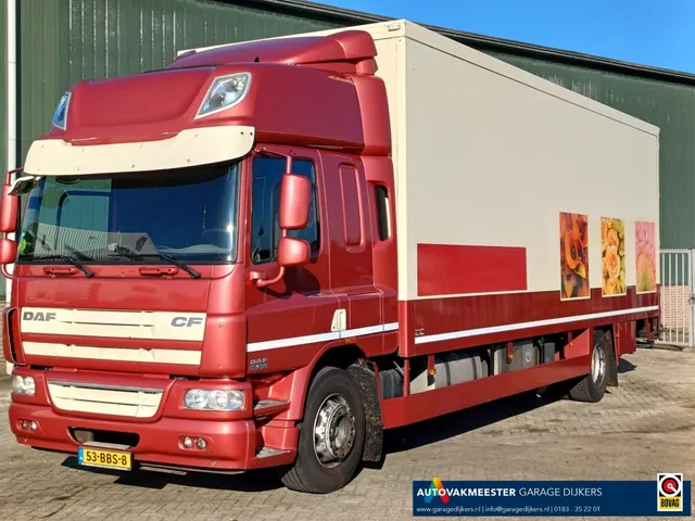 DAF Overige Fa Cf65 300 Euro5 Theo Mulder Box Trs Cooling Bloemenwagen Flowe 2013