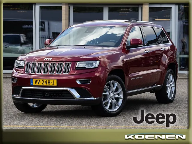 Jeep Grand Cherokee Summit 3.0 V6 Crd 6 Cil Diesel 250Pk Grijs kenteken 2016