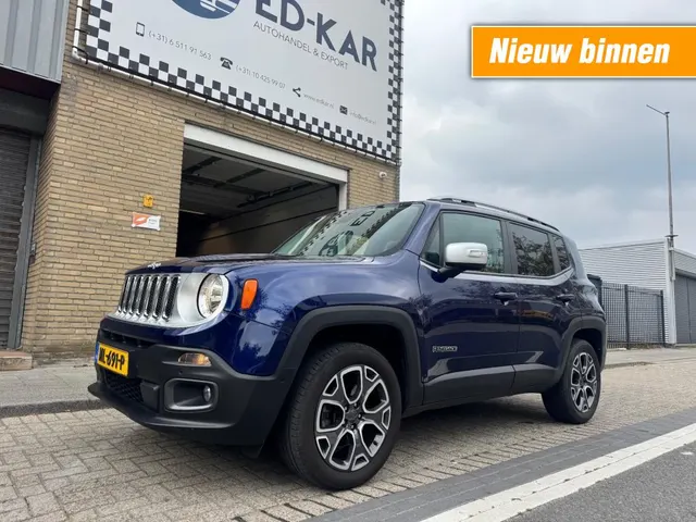 Jeep Renegade 1.4 MultiAir Limited AWD 170pk Nl-Auto Top Conditie 2017