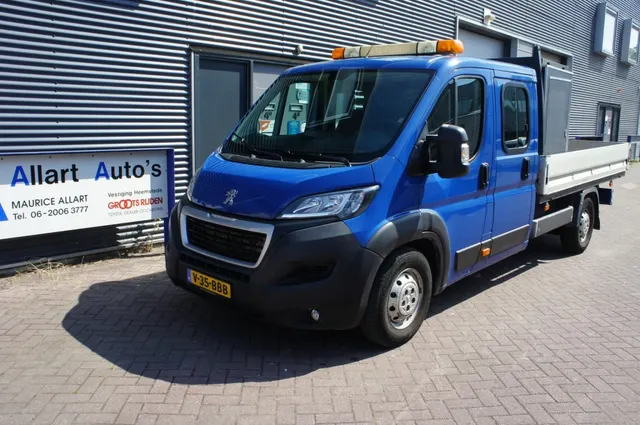 Peugeot Boxer 2.0 Blue HDi 163pk Dubbel Cabine Open Laadbak L4 2019