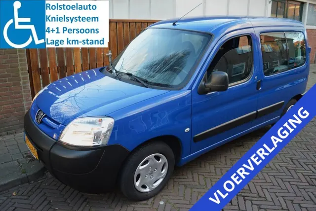 Peugeot Partner Rolstoelauto Knielsysteem 4+1 Persoons 94.000KM!! All Season Banden 2008