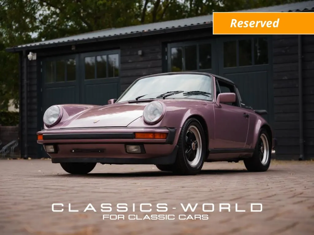 Porsche 911 3.2 Carrera Targa G50 – Cassis Rot Metallic - Just Arrived! 1986