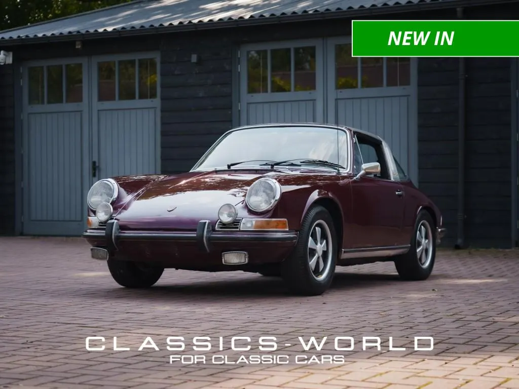 Porsche 911 E 2.2 Targa – Matching Numbers – Burgundrot! 1970