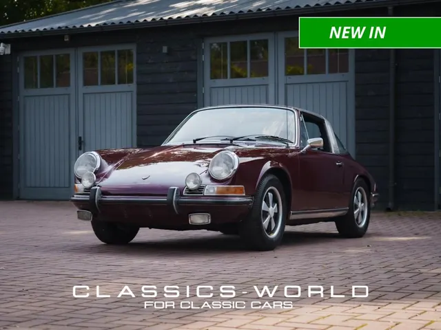Porsche 911 E 2.2 Targa – Matching Numbers – Burgundrot! 1970