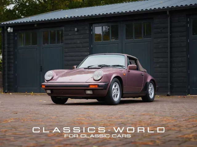 Porsche 911 Carrera 3.2 Cabriolet – Cassis Red – G50 Manual! 1987
