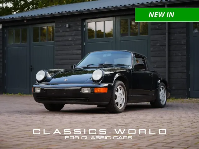 Porsche 964 911 Carrera 2 Cabriolet – Black – Manual 1990