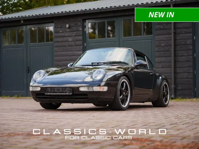 Porsche 993 911 Carrera Coupe – 3.6L – Schwarz Metallic – Belgian Delivery 1996