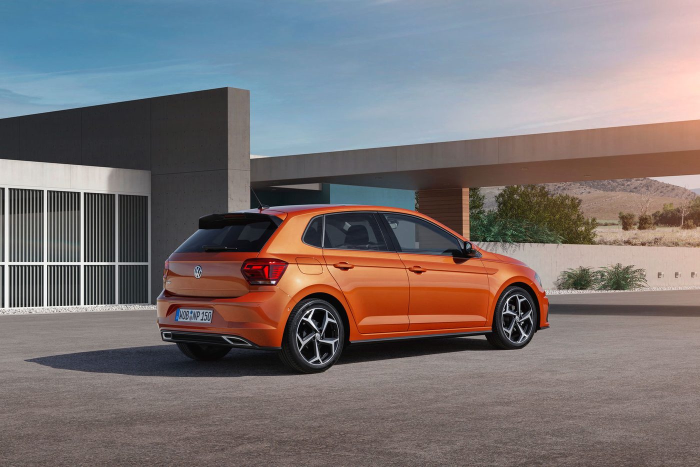 Volkswagen Polo VI achteraanzicht